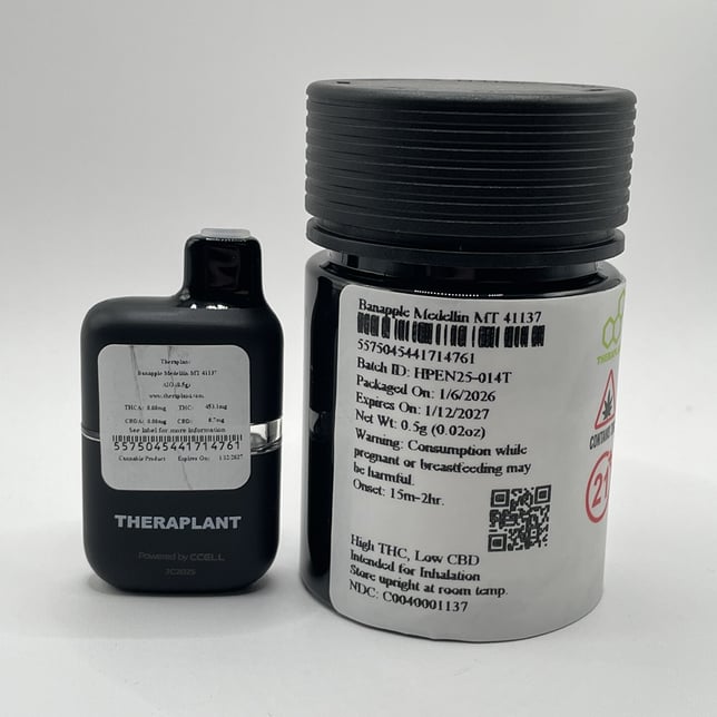 Theraplant - Banapple Medellin (H) Mini Tank Disposable (0.5g) C0040001137 - Image 2
