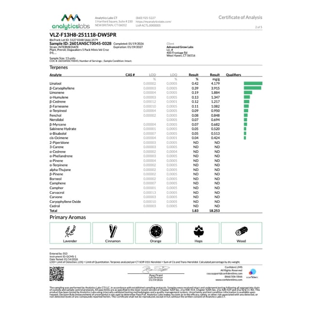 Dogwalkers - Vel Croz (H) 0.35g Pre-Rolls 5pk (1.75g) C0010001238 - Image 5