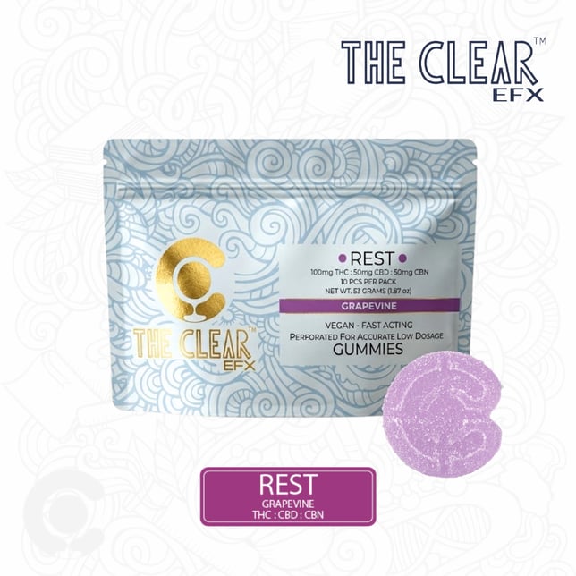 The CLEAR EFX Gummies 10 Pack | Rest | Grapevine - Image 1