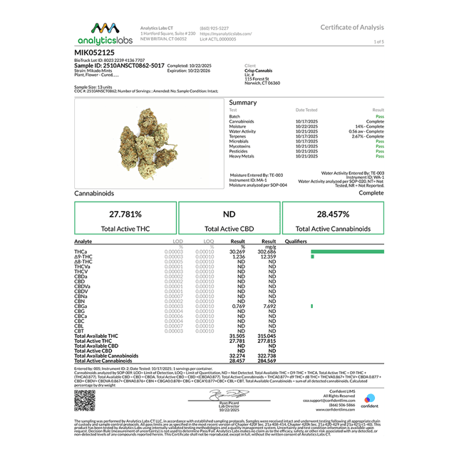Let's Burn - Mikado Mintz (H) Flower  C0200000002 - Image 4