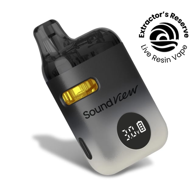 SoundView - Peaches n' Cream (H) Live Resin Disposable Vape (1g) C0080000347 - Image 1