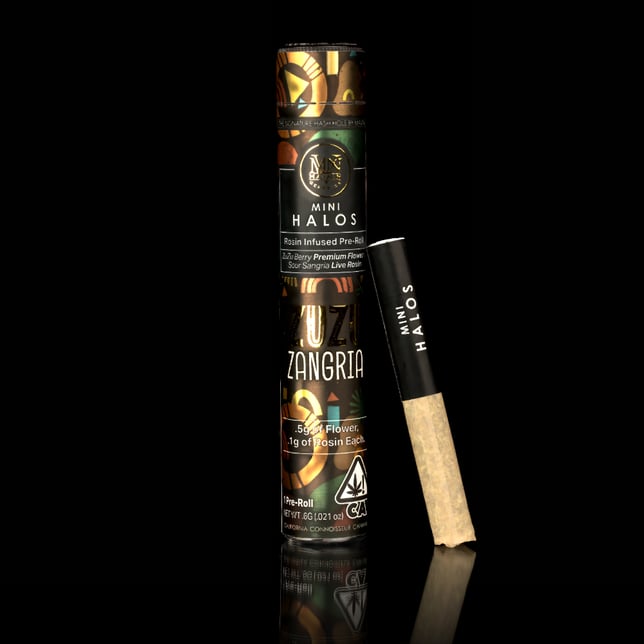 Zuzu Zangria Mini Halos Rosin Infused Pre-Roll Single [.6g] - Image 3