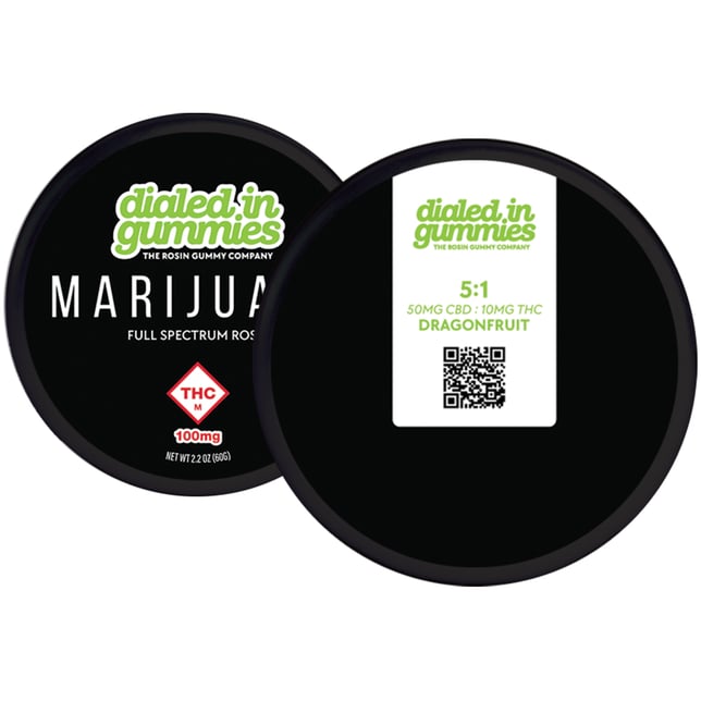 100mg - Dragonfruit Relax 5:1 - Rosin Gummies (10pk) - Image 1 100mg - Dragonfruit Relax 5:1 - Rosin Gummies (10pk) - Image 1