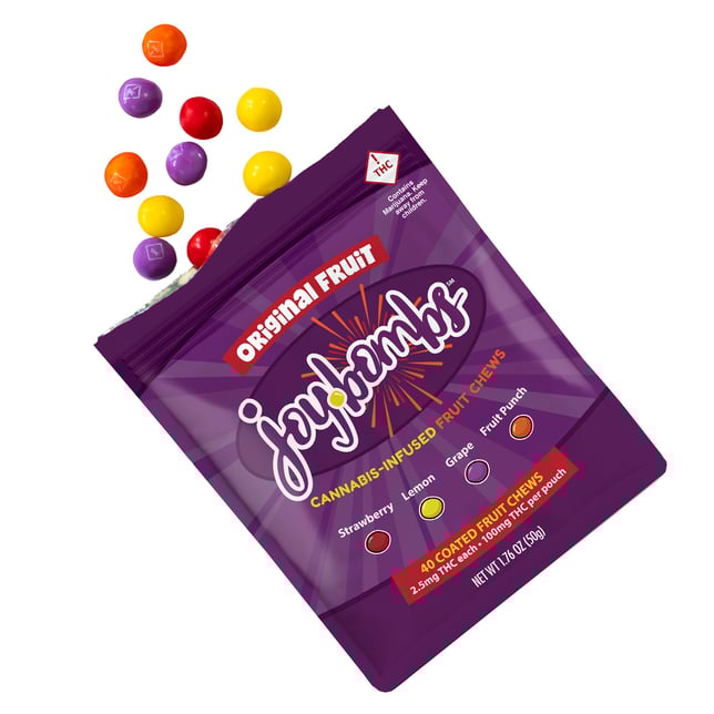 Joy Bombs Original Fruit - 100mg THC (40 pk / 2.5mg ea) - Image 3 Joy Bombs Original Fruit - 100mg THC (40 pk / 2.5mg ea) - Image 3