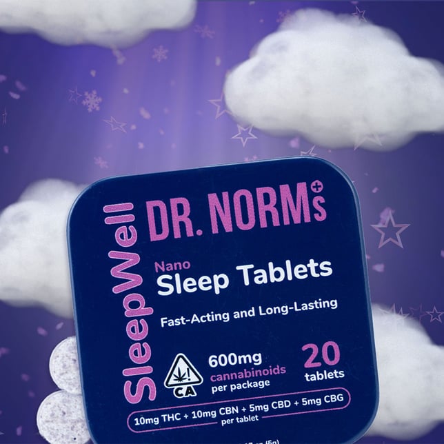 SleepWell Nano [20pk] (100mg CBD/200mg THC/200mg CBN/100mg CBG) - Image 2