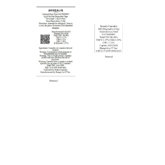 Asteroid  Fruit Fritter (H) AIO Disposable Vape  C0170000007 - Image 3