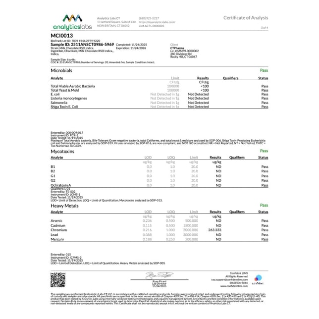 Encore - Milk (I) RSO Chocolate (9.28mg 10pk) C0020026589 - Image 5