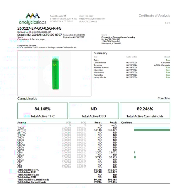 Edie Parker - Green Queen (S) Petal Puffer Disposable (0.5g) C0060000413 - Image 3