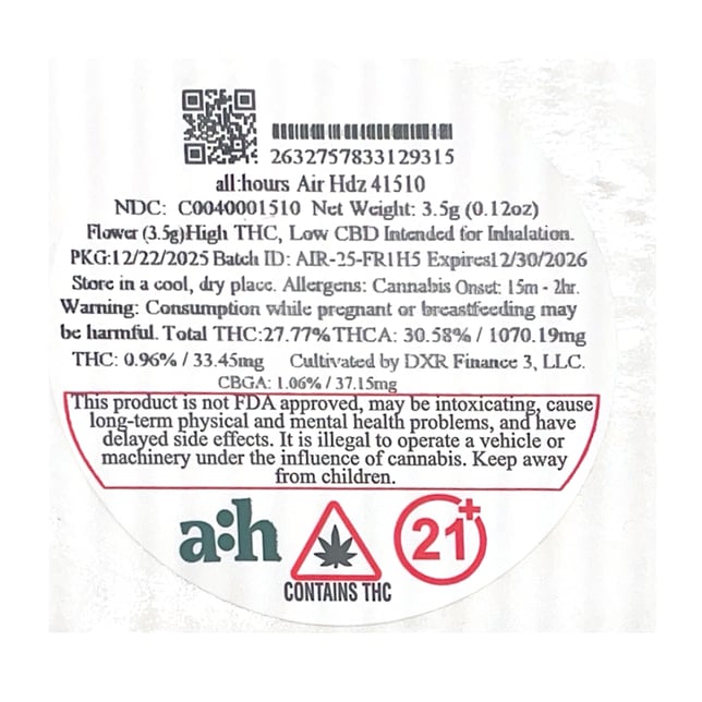 all:hours - Air Hdz (I) Flower  C0040001510 - Image 3