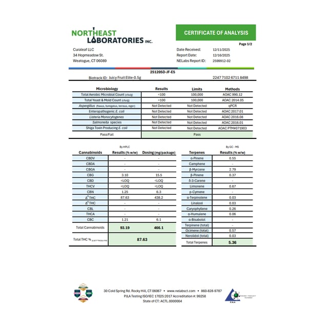 Select  Joocy Froot (H) Elite Vape Cartridge  C0030001325 - Image 3