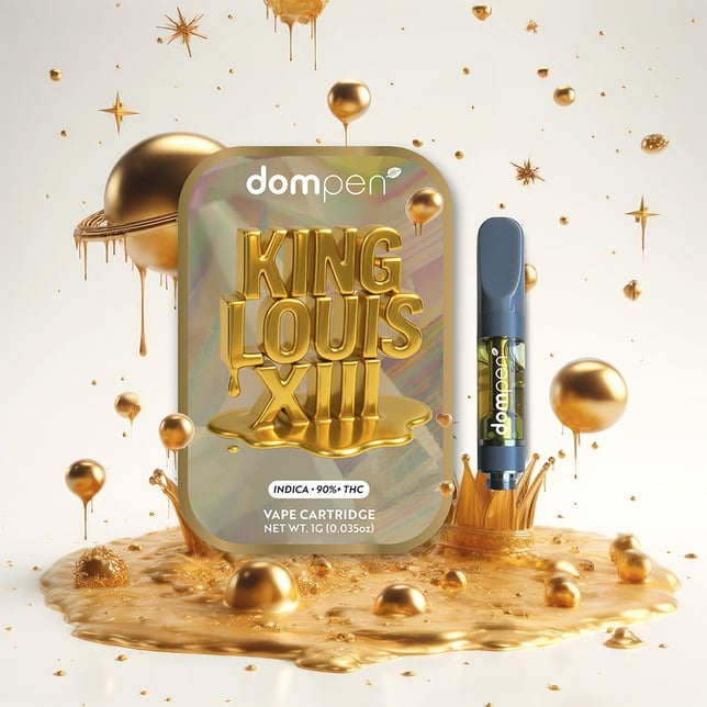 dompen™ 510 Cart Indica - King Louis (1g) - Image 1 dompen™ 510 Cart Indica - King Louis (1g) - Image 1