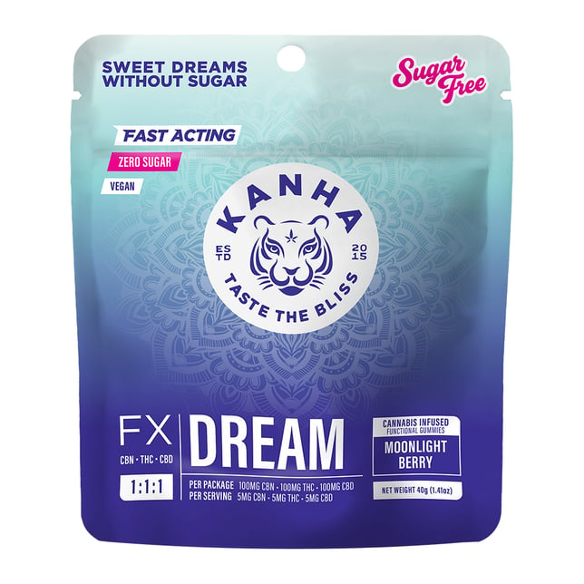 100mg 1:1:1 Moonlight Berry Dream [10pk] (100mg CBD/100mg THC/100mg CBN) - Image 2