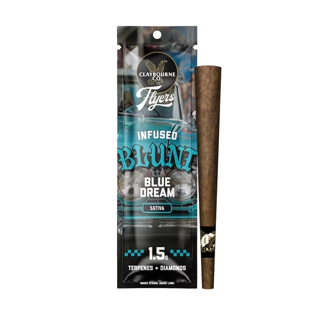 Blue Dream (1.5g) - Flyers Infused Blunt - Image 1 Blue Dream (1.5g) - Flyers Infused Blunt - Image 1