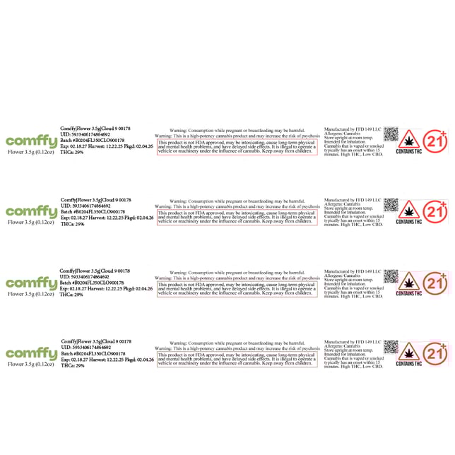 Comffy - Cloud 9 (H) Flower C0140000178 - Image 2 Comffy - Cloud 9 (H) Flower C0140000178 - Image 2