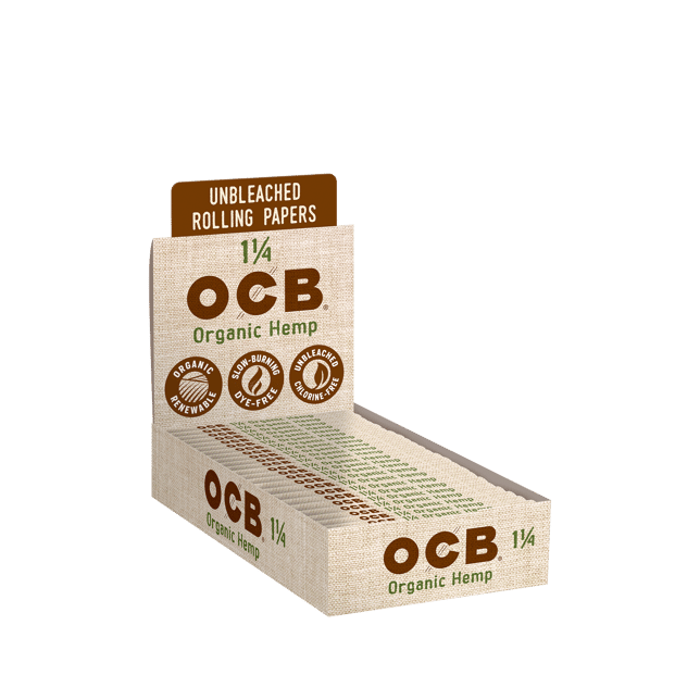OCB® Organic Hemp Rolling Papers - 1 1/4 [50 leaves] - Image 2