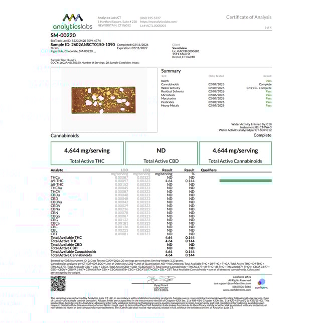 SoundView - Toasted S'mores (H) Milk Chocolate (4.64mg 20pk) C0080000220 - Image 3