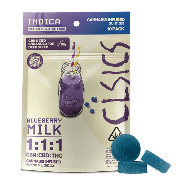 Blueberry Milk - CBN Sleep [10pk] (100mg CBN/100mg CBD/100mg THC) - Image 1