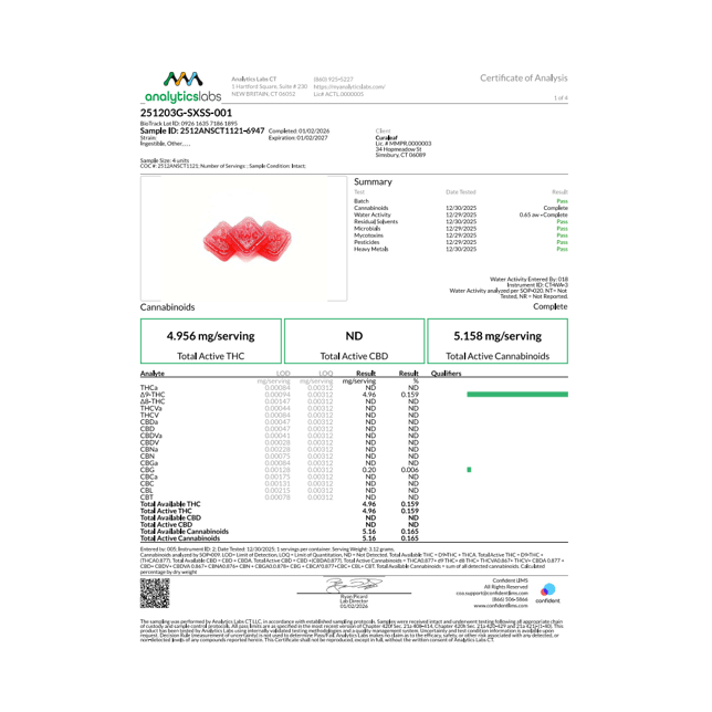 Select - Strawberry (H) X Bites (4.96mg 20pk) C0030001367 - Image 4