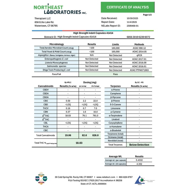 Theraplant - Indoti (I) Capsules (78.1mg 10pk) C0040001414 - Image 3