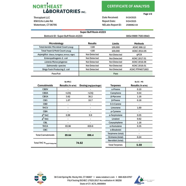 Theraplant  Super Buff (S) Live Rosin  C0040001223 - Image 3