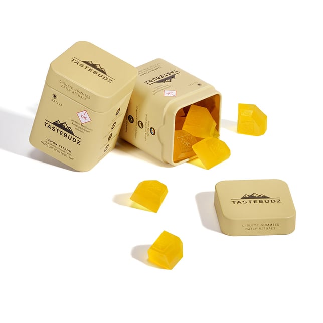 Lemon Citron Daily Rituals Rosin Gummies | THCV | CBC | CBG | CBD | THC | - Image 2 Lemon Citron Daily Rituals Rosin Gummies | THCV | CBC | CBG | CBD | THC | - Image 2