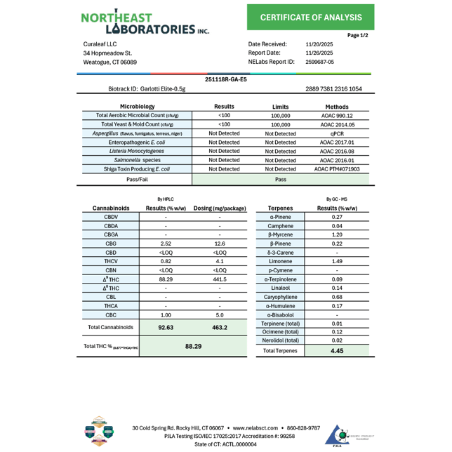 Select Garlotti (S) Elite Vape Cartridge C0030001241 - Image 4 Select Garlotti (S) Elite Vape Cartridge C0030001241 - Image 4