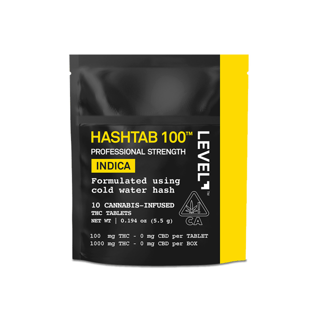 HASHTAB 100 Indica [10pk] (1000mg) - Image 1