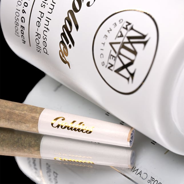 Orange Sapphire Goldies Infused Pre-Rolls 5-Pack [3g] - Image 4