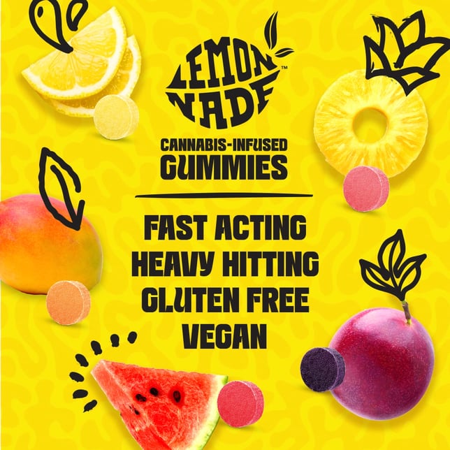 Pink Pineapple Gummies [10pk] (100mg) - Image 3