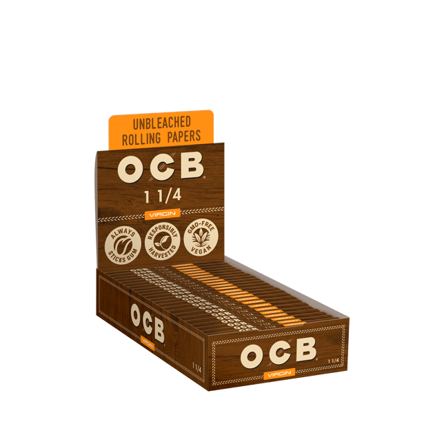 OCB® Unbleached Rolling Papers - 1 1/4 [50 leaves] - Image 2