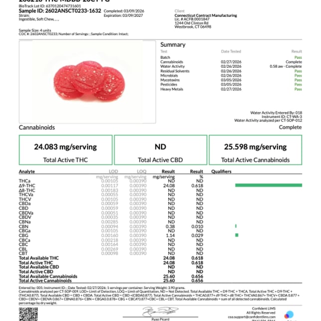 The Happy Confection - Boosted Berry (S) Gummies (24.08mg THC 1.14mg CBG 20pk) C0060000438 - Image 3 The Happy Confection - Boosted Berry (S) Gummies (24.08mg THC 1.14mg CBG 20pk) C0060000438 - Image 3