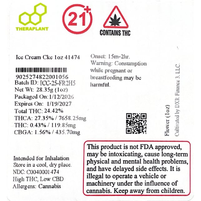 Theraplant - Ice Cream CKE (I) Flower C0040001474 - Image 2 Theraplant - Ice Cream CKE (I) Flower C0040001474 - Image 2