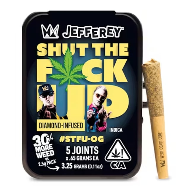STFU - Jefferey Infused Joint .65g 5 Pack - Image 1 STFU - Jefferey Infused Joint .65g 5 Pack - Image 1