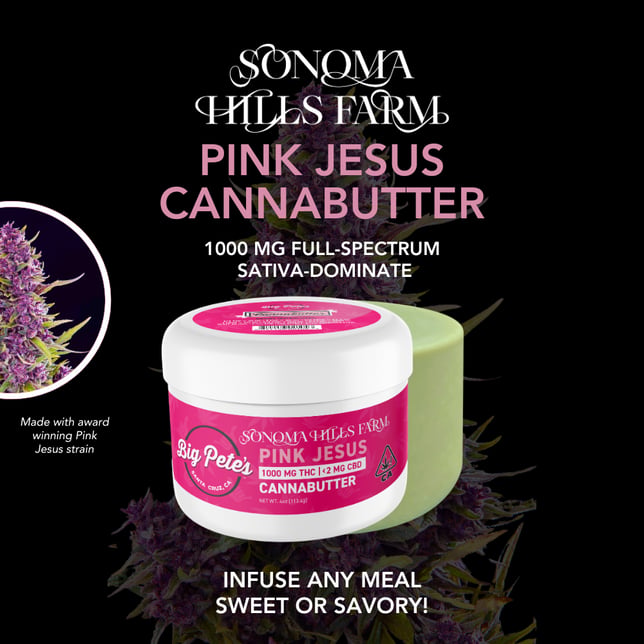 Pink Jesus Cannabutter - Sativa Hybrid (1000mg) - Image 4 Pink Jesus Cannabutter - Sativa Hybrid (1000mg) - Image 4