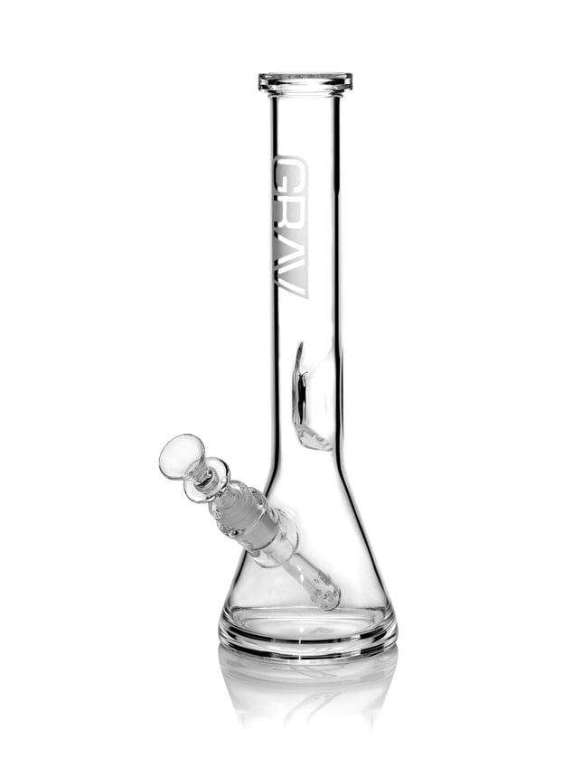 Beaker Base Pipe - Clear Medium - Image 1 Beaker Base Pipe - Clear Medium - Image 1