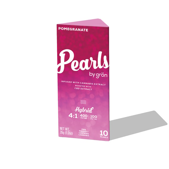 4:1 Pomegranate Pearls - Hybrid (400mg CBD /100mg THC) - Image 2