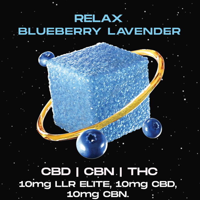 1:1:1 Blueberry Lavender [10pk] (100mg CBD/100mg CBN/100mg THC) - Image 2