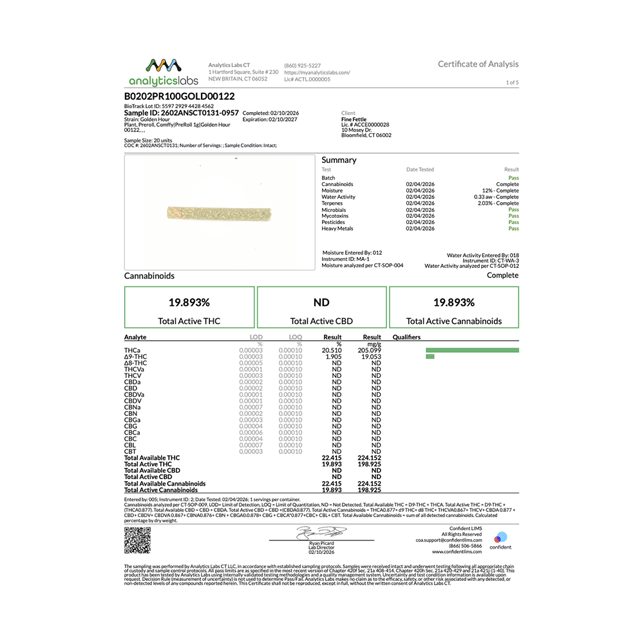 Comffy - Golden Hour (H) 1g Pre-Roll 1pk (1g) C0140000122 - Image 3