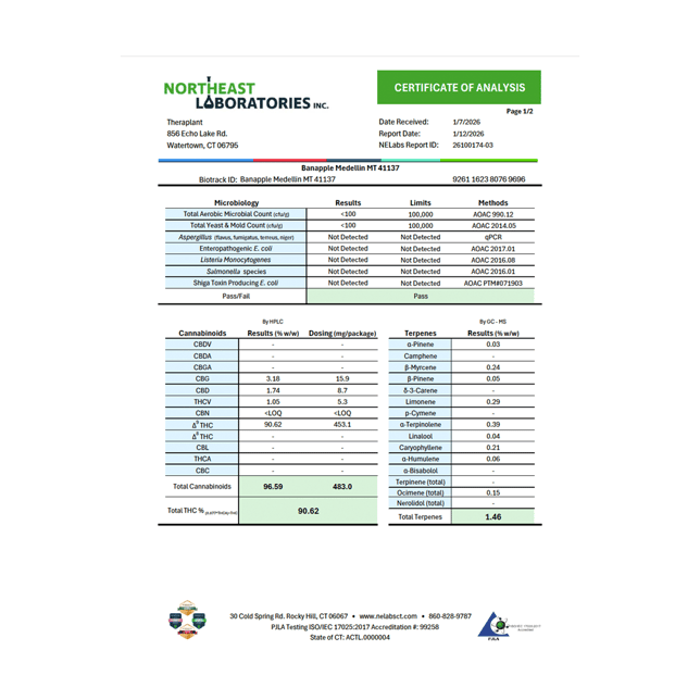 Theraplant - Banapple Medellin (H) Mini Tank Disposable (0.5g) C0040001137 - Image 4