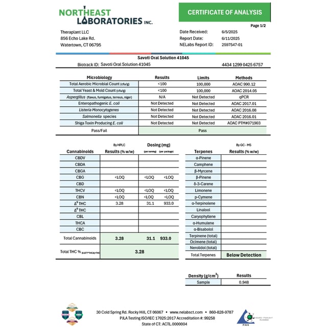 Theraplant - Savoti (S) Oral Solution (30mL) C0040001045 - Image 3 Theraplant - Savoti (S) Oral Solution (30mL) C0040001045 - Image 3
