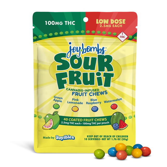 Joybombs Sour Fruit 100mg - Image 2