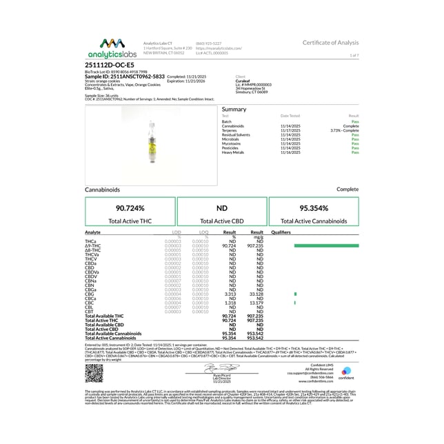 Select Orange Kookyz (S) Elite Vape Cartridge C0030001220 - Image 4 Select Orange Kookyz (S) Elite Vape Cartridge C0030001220 - Image 4