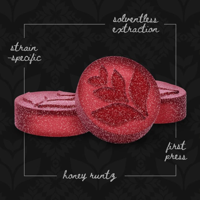 Live Rosin Gummies - Wild Berry [10pk] (100mg) - Image 3