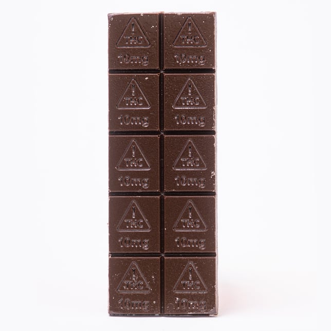 Sugar Free Dark Chocolate Bar (100mg) - Image 2