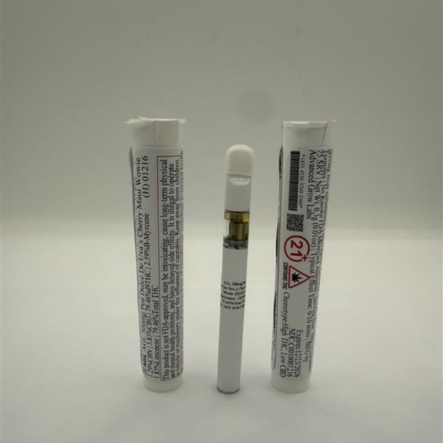 AGL - Dulce De Uva x Cherry Maui Wowie (H) Disposable Vape (0.3g) C0010001216 - Image 2