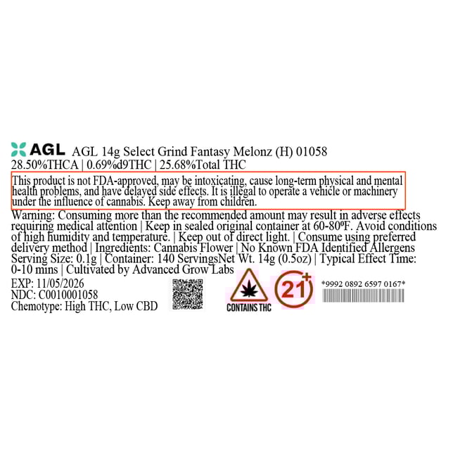 AGL - Fantasy Melonz (H) Select Grind C0010001058 - Image 3 AGL - Fantasy Melonz (H) Select Grind C0010001058 - Image 3