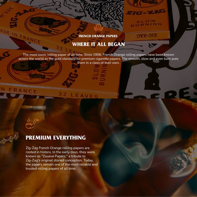 French Orange Rolling Papers - 1 1/4 (78mm) - Image 7