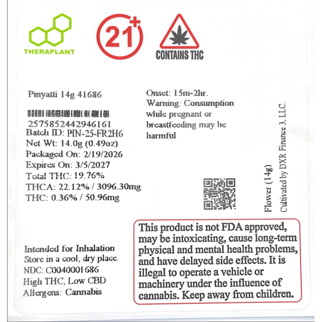 Theraplant - Pinyatti (S) Flower C0040001686 - Image 2
