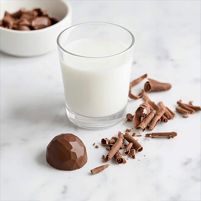 Chocolate BON BOMBS Classic Milk 1:1 (DOHC) Edibles - 10pk 100mg CBD | 100mg THC - Image 2
