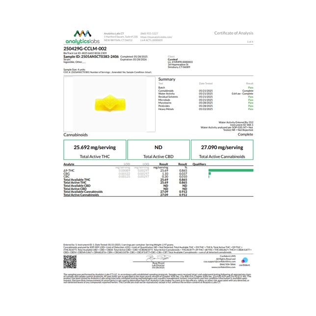 Curaleaf - Lemon (H) Classic Bites (25.69mg 10pk) C0030000795 - Image 3